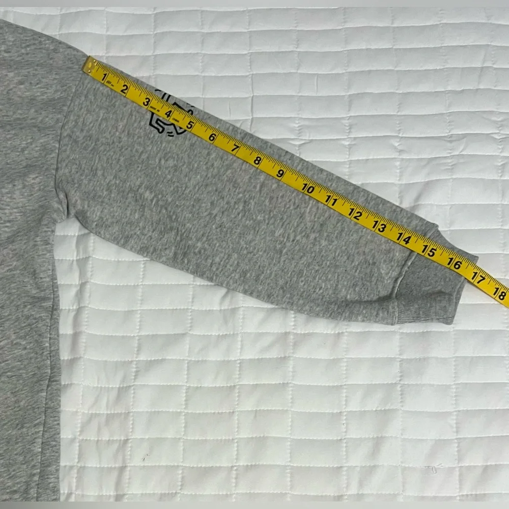 GAP x Keith Haring extra long Sweatshirt w/Heart Graphic and side zips Size 8 M
